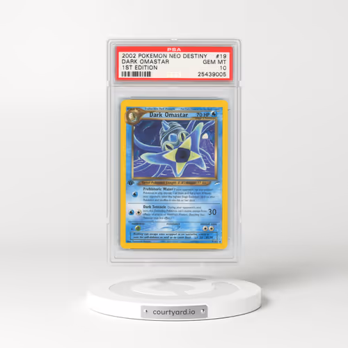 2002 Pokémon Neo Destiny #19 Dark Omastar - 1st Edition (PSA 10 GEM MINT)