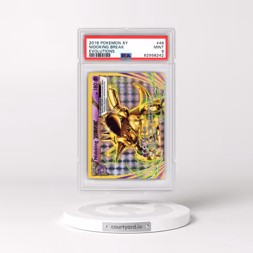 2016 Pokémon XY Evolutions #46 Nidoking Break (PSA 9 MINT)