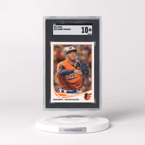 2013 Topps #270 Manny Machado - Fielding (SGC 10 GEM MINT)