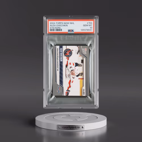 2024 Topps Now NHL Stickers #154 Alex Ovechkin (PSA 10 GEM MINT)