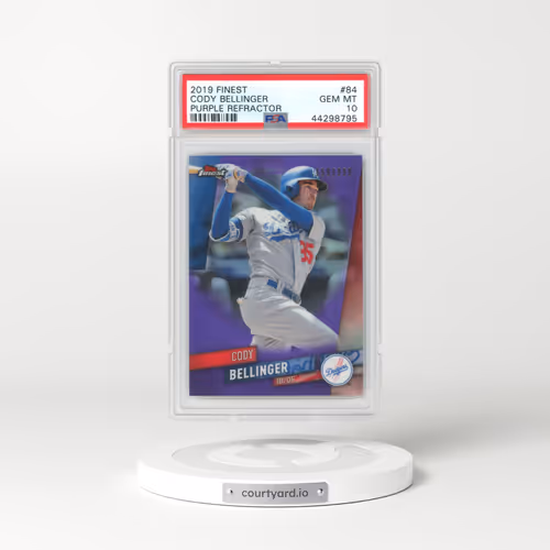 2019 Finest #84 Cody Bellinger - Purple Refractor (PSA 10 GEM MINT)