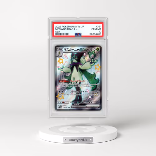 2023 Pokémon Sv4a-Shiny Treasure EX #321 Meowscarada EX - Holo Ssr (PSA 10 GEM MINT)