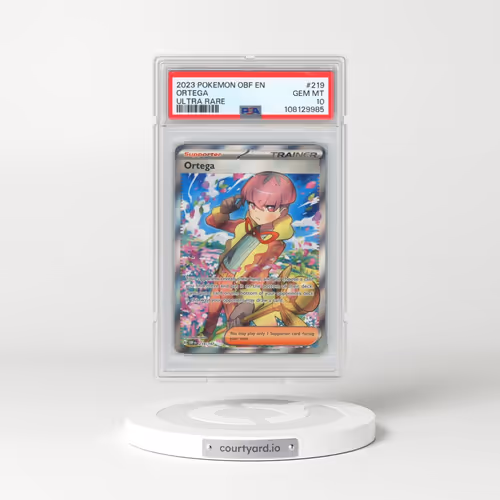 2023 Pokémon Obf EN-Obsidian Flames #219 Ortega - Ultra Rare (PSA 10 GEM MINT)
