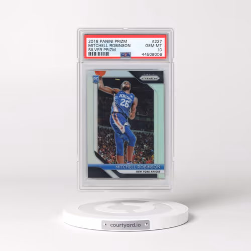 2018 Panini Prizm #227 Mitchell Robinson - Silver Prizm (PSA 10 GEM MINT)