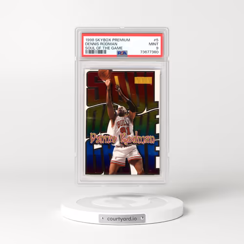 1998 Skybox Premium Soul of the Game #5 Dennis Rodman (PSA 9 MINT)