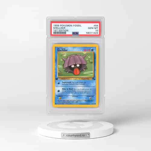 1999 Pokémon Fossil #54 Shellder - 1st Edition (PSA 10 GEM MINT)