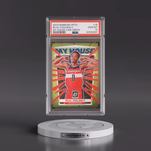 2023 Panini Donruss Optic My House #16 Bilal Coulibaly - Lime Green (PSA 10 GEM MINT)