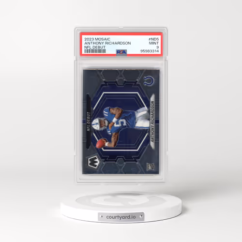 2023 Panini Mosaic NFL Debut #ND5 Anthony Richardson (PSA 9 MINT)