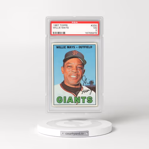 1967 Topps #200 Willie Mays (PSA 3 VG)