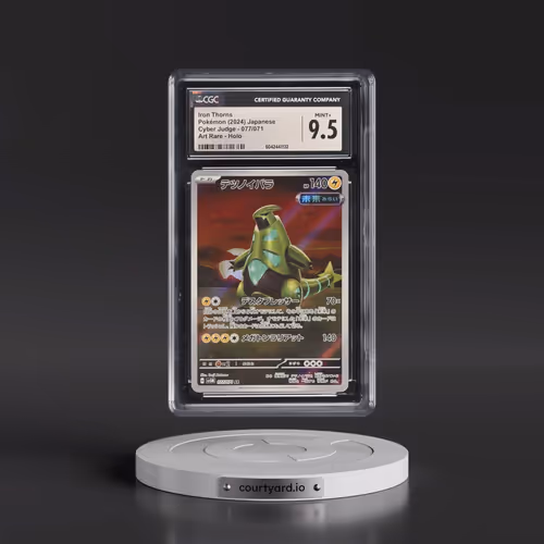 2024 Cyber Judge #077/071 Iron Thorns - Art Rare Holo (CGC 9.5 MINT+)
