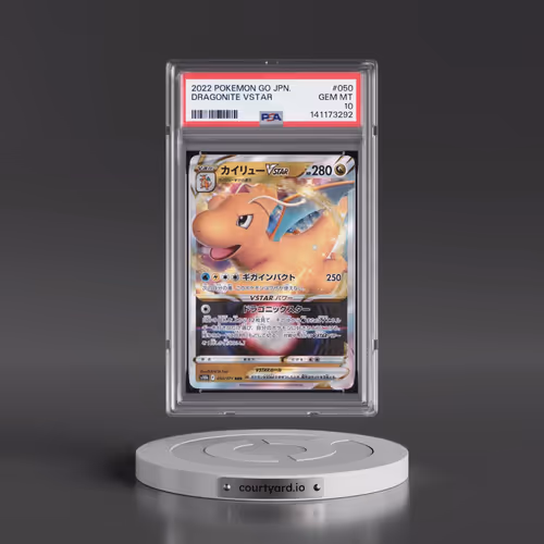 2022 Pokémon Go #050 Dragonite Vstar (PSA 10 GEM MINT)