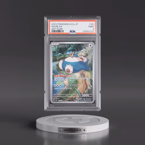 2023 Pokémon Sv2a-Pokemon 151 #181 Snorlax - Art Rare (PSA 9 MINT)