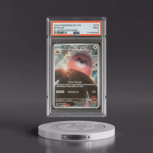 2024 Pokémon Sfa EN-Shrouded Fable #079 Bewear - Illustration Rare (PSA 9 MINT)
