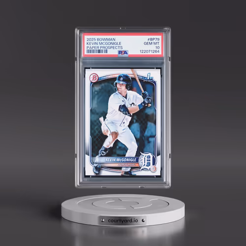 2025 Bowman Paper Prospects #BP79 Kevin Mcgonigle (PSA 10 GEM MINT)