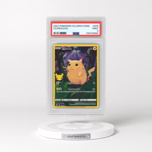 2021 Pokémon Celebrations #005 Pikachu - Full Art (PSA 9 MINT)