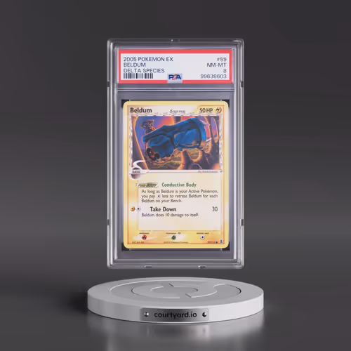 2005 Pokémon EX Delta Species #59 Beldum (PSA 8 NM-MT)