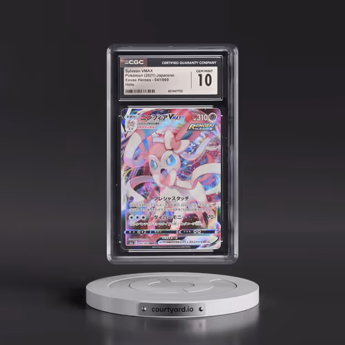 2021 Eevee Heroes #041/069 Sylveon VMAX - Holo (CGC 10 GEM MINT)