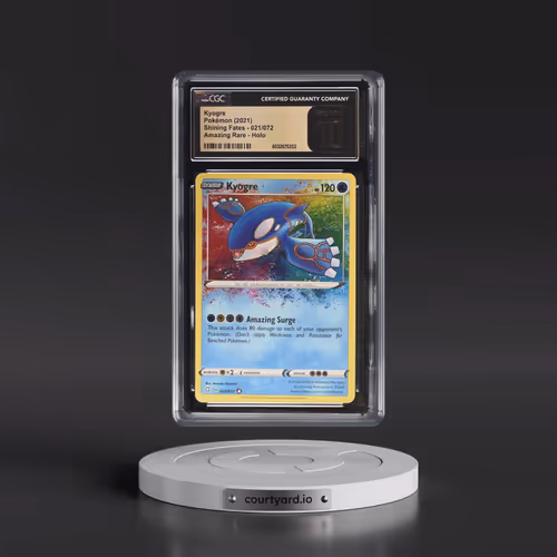 2021 Shining Fates #021/072 Kyogre - Amazing Rare Holo (CGC 10 PRISTINE)