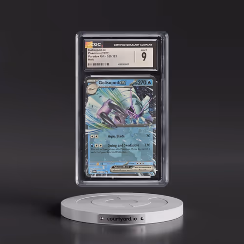 2023 Pokémon Par EN-Paradox Rift #050 Golisopod EX - Holo (CGC 9 MINT)