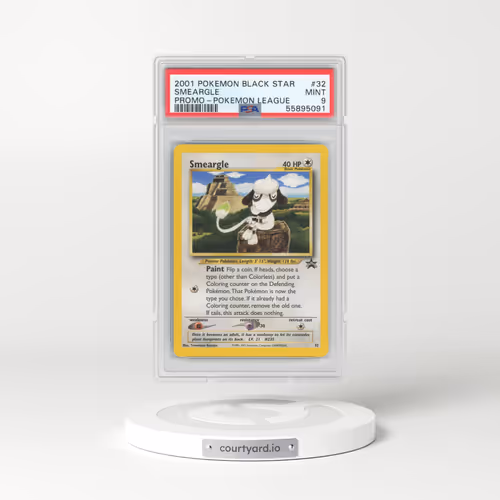 1999 Black Star Promos #32 Smeargle - Pokémon League (PSA 9 MINT)