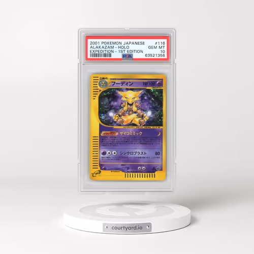 2001 Pokémon Expedition #116 Alakazam - 1st Edition Holo (PSA 10 GEM MINT)