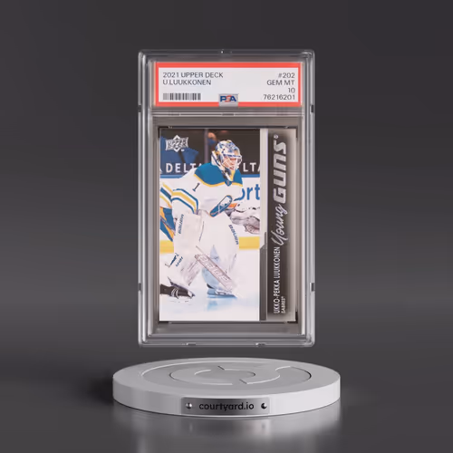 2021-2022 Upper Deck #202 Ukko-Pekka Luukkonen (PSA 10 GEM MINT)