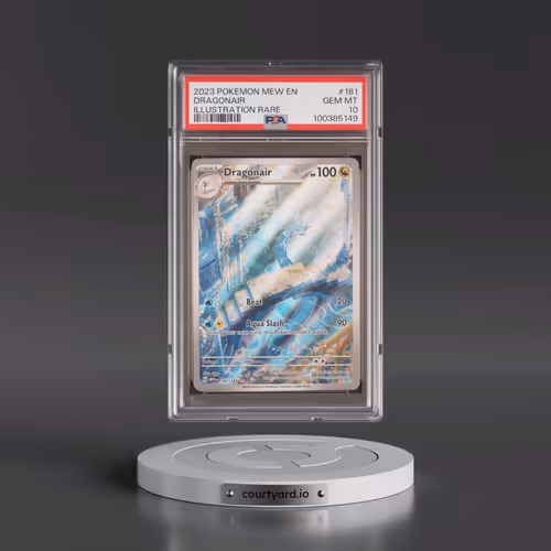 2023 Pokémon Mew EN-151 #181 Dragonair - Illustration Rare (PSA 10 GEM MINT)