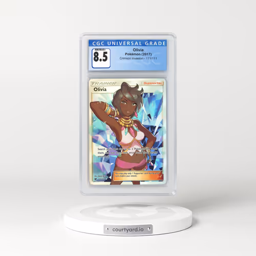2017 Crimson Invasion #111 Olivia - Full Art Holo (CGC 8.5 NM-MT+)