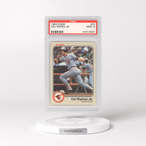 1983 Fleer #70 Cal Ripken Jr. (PSA 9 MINT)