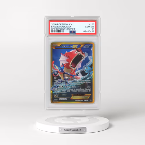 2016 Pokémon XY Breakpoint #123 Gyarados EX - Holo Full Art Secret (PSA 10 GEM MINT)