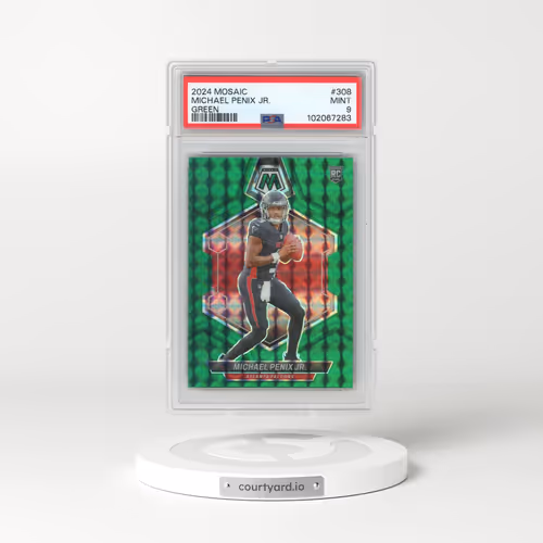2024 Panini Mosaic #308 Michael Penix Jr. - Green (PSA 9 MINT)