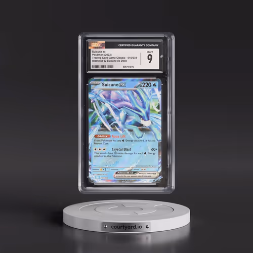 2023 Pokémon Clb-Trading Card Game Classic Blastoise & Suicune EX Deck #010 Suicune EX - Holo (CGC 9