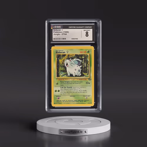 1999 Jungle #57/64 Nidoran â?? (CGC 8 NM-MT)