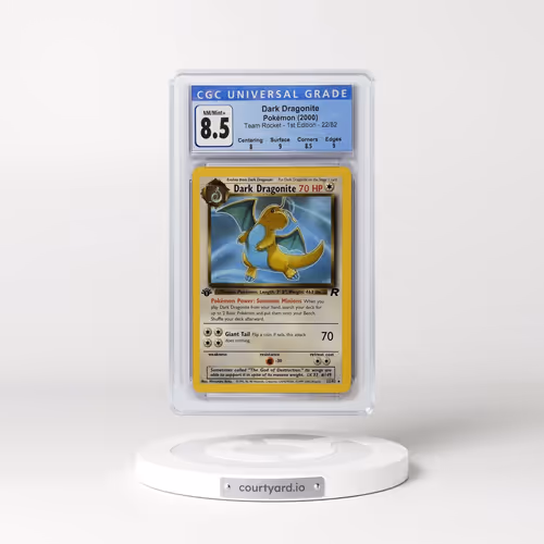 2000 Team Rocket #22/82 Dark Dragonite - 1st Edition 1st Edition (CGC 8.5 NM-MT+)