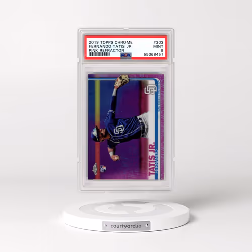 2019 Topps Chrome #203 Fernando Tatis Jr. - Pink Refractor (PSA 9 MINT)