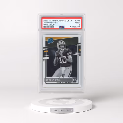 2020 Panini Donruss Optic #304 Jordan Love - Variation (PSA 9 MINT)