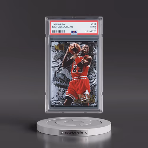 1995 Metal #212 Michael Jordan (PSA 9 MINT)