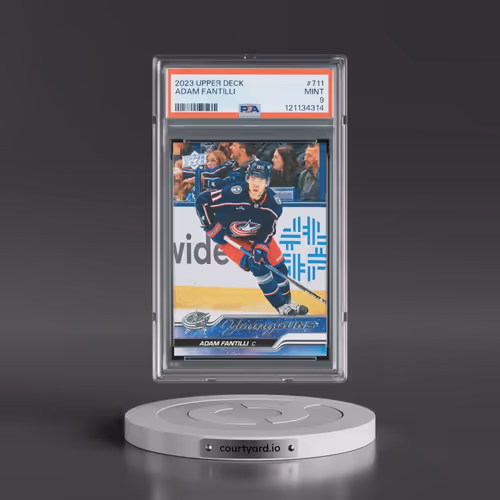 2023 Upper Deck #711 Adam Fantilli (PSA 9 MINT)