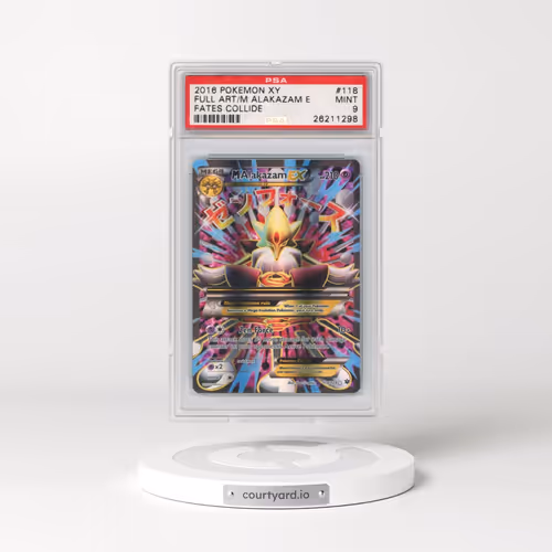 2016 Pokémon XY Fates Collide #118 M Alakazam EX - Holo Full Art (PSA 9 MINT)