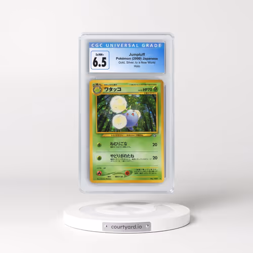 2000 Gold, Silver, to a New World #189 Jumpluff - Holo (CGC 6.5 EX-NM+)