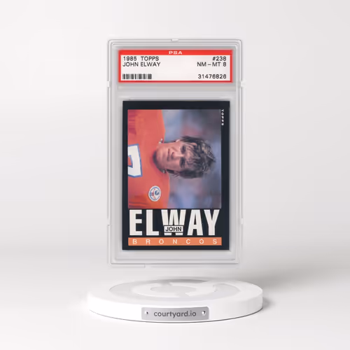 1985 Topps #238 John Elway (PSA 8 NM-MT)