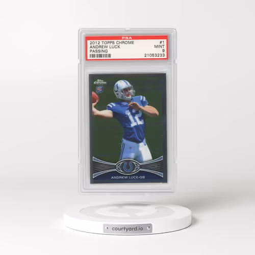 2012 Topps Chrome #1 Andrew Luck - Passing (PSA 9 MINT)