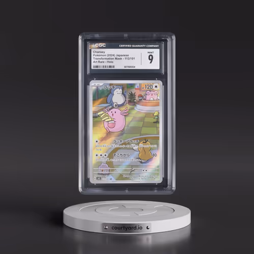 2024 Transformation Mask #113/101 Chansey - Art Rare Holo (CGC 9 MINT)