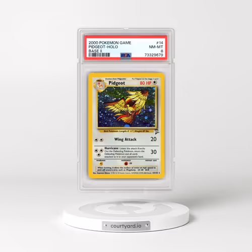 2000 Pokémon Game Base II #14 Pidgeot - Holo (PSA 8 NM-MT)