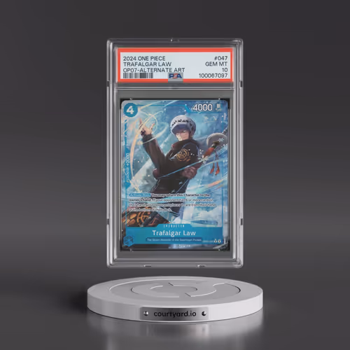 2024 One Piece 500 Years in the Future #047 Trafalgar Law - Alternate Art (PSA 10 GEM MINT)