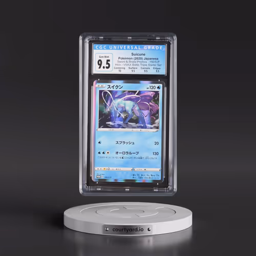 2019 Sword & Shield Promos #150/S-P Suicune - Holo VMAX Battle Triple Starter Set (CGC 10 GEM MINT)