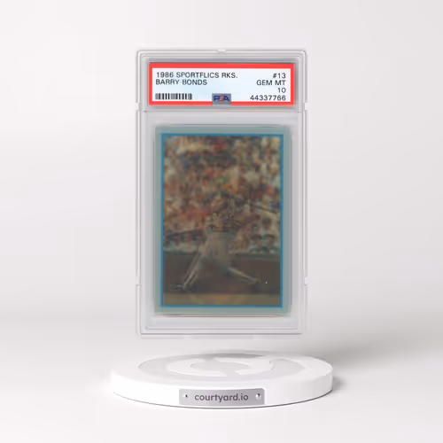 1986 Sportflics Rookies #13 Barry Bonds (PSA 10 GEM MINT)