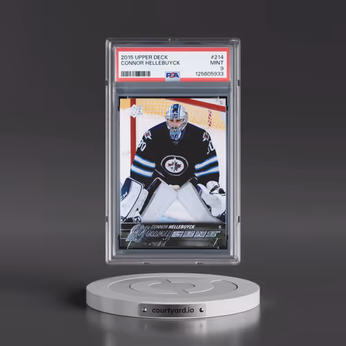 2015 Upper Deck #214 Connor Hellebuyck (PSA 9 MINT)