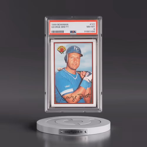 1989 Bowman #121 George Brett (PSA 8 NM-MT)