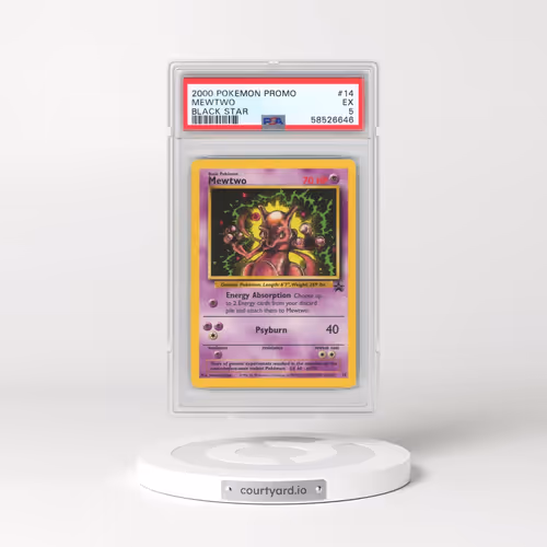 2000 Pokémon Promo Black Star #14 Mewtwo (PSA 5 EX)
